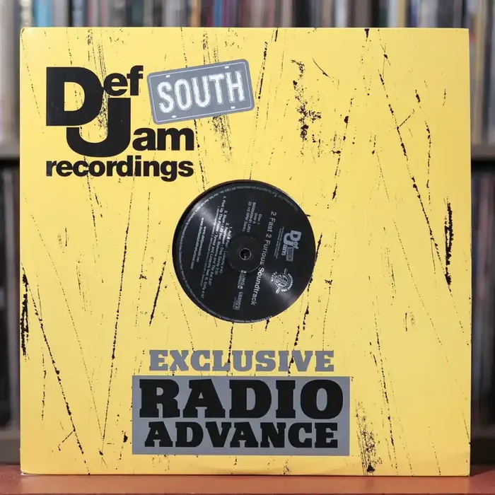 2 Fast 2 Furious Soundtrack – 2LP – Radio Advance Promo – 2002 Def Jam South, EX/EX