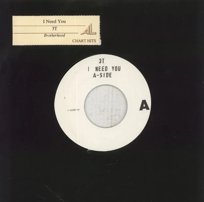 3T I Need You UK Promo 7 ” vinyl