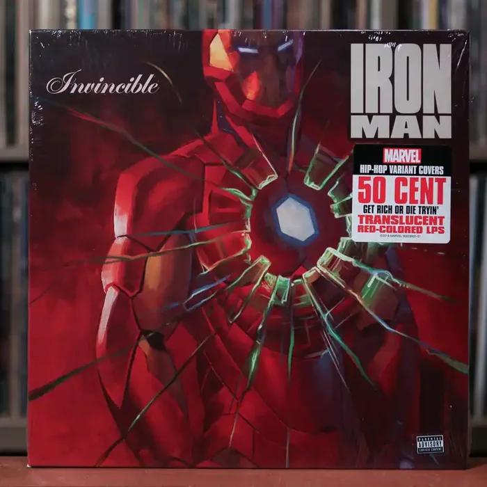50 Cent – Get Rich Or Die Tryin‘ – 2LP – Red Vinyl – 2018 Shady, EX/EX w/Shrink