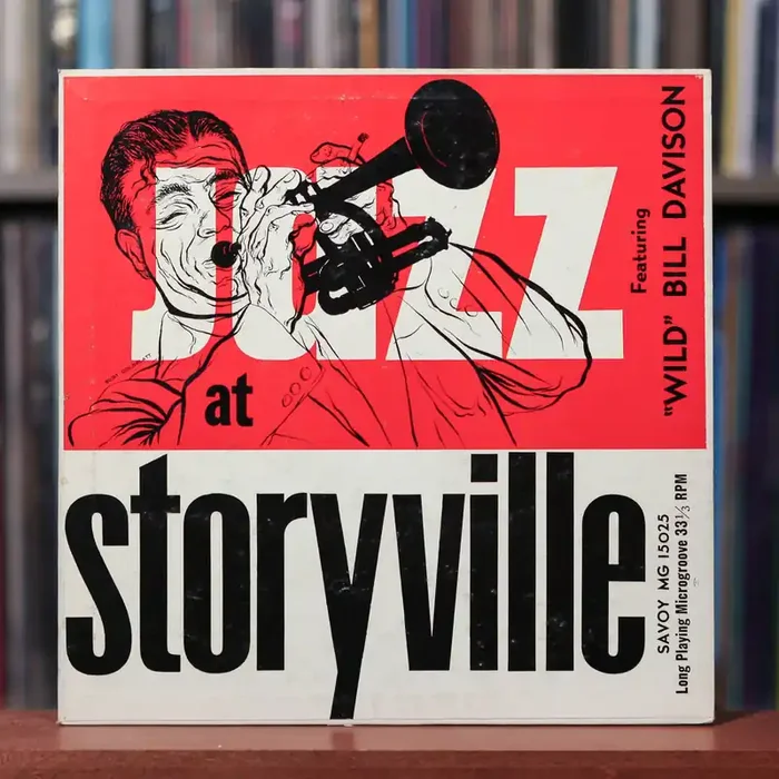 “Wild” Bill Davison – Jazz At Storyville – 10″ LP – 1955 Savoy, VG+/VG