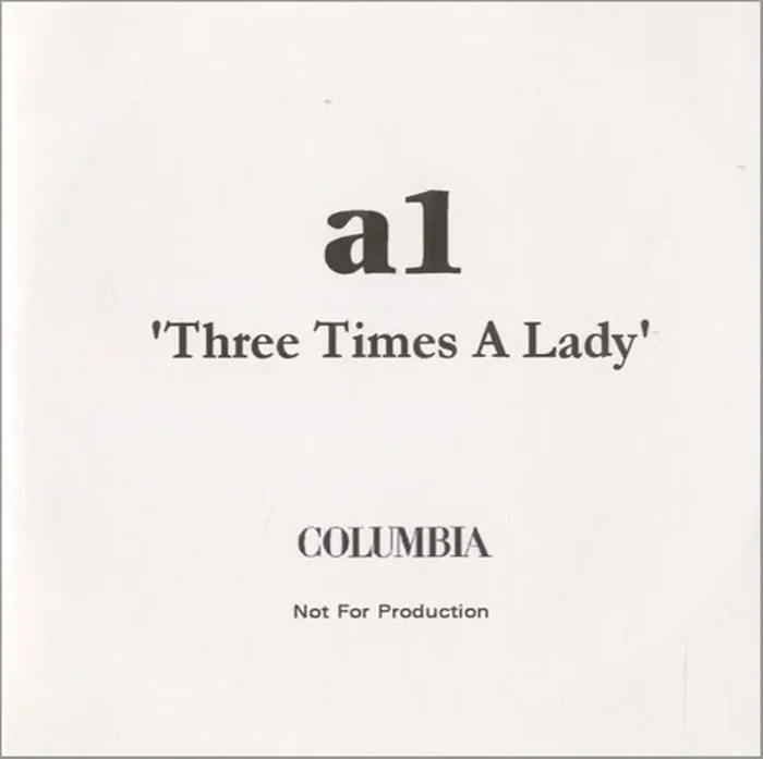 A1 Three Times A Lady UK Promo CD-R acetate