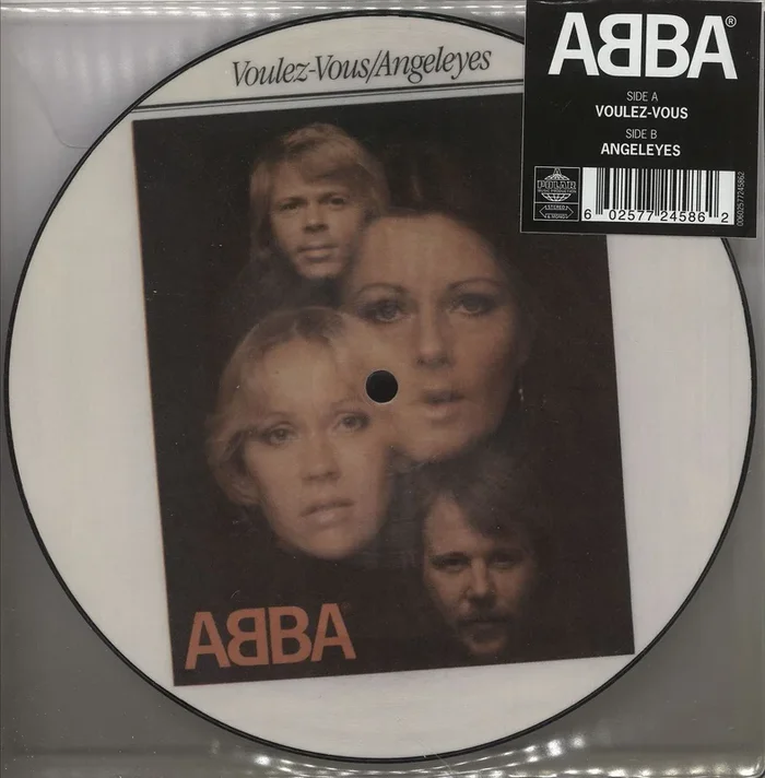 Abba Voulez-Vous / Angel Eyes UK 7 ” picture disc