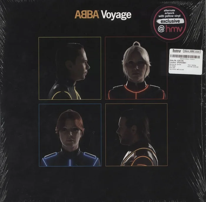 Abba Voyage – Yellow Vinyl + Alternate Artwork – Shrink UK Vinyl LP