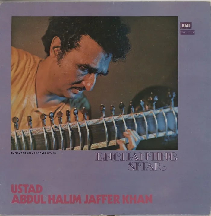 Abdul Halim Jaffer Khan Enchanting Sitar Indian Vinyl LP