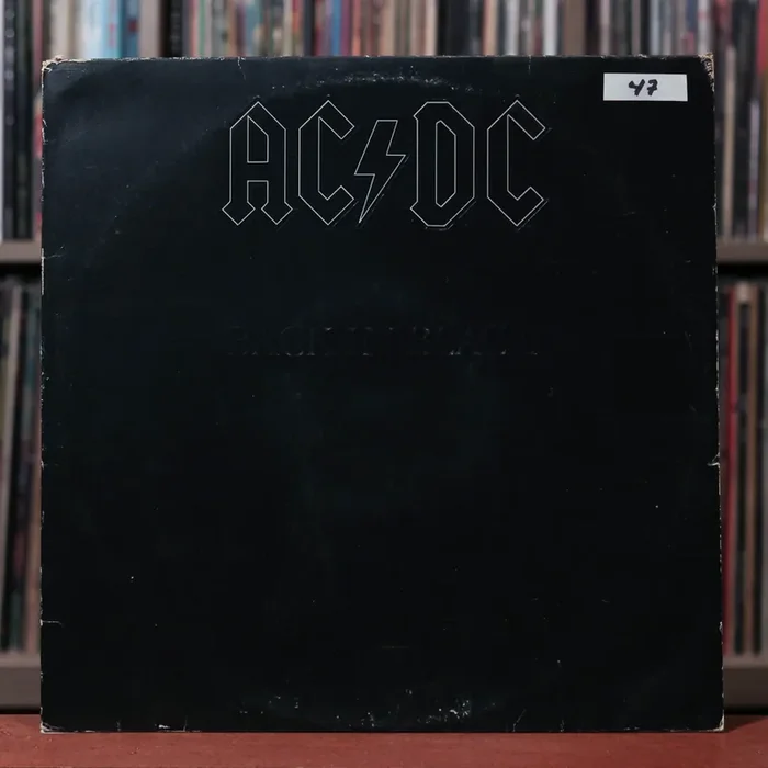 AC/DC – Back in Black – Canadian – 1980 Atlantic, VG/VG+