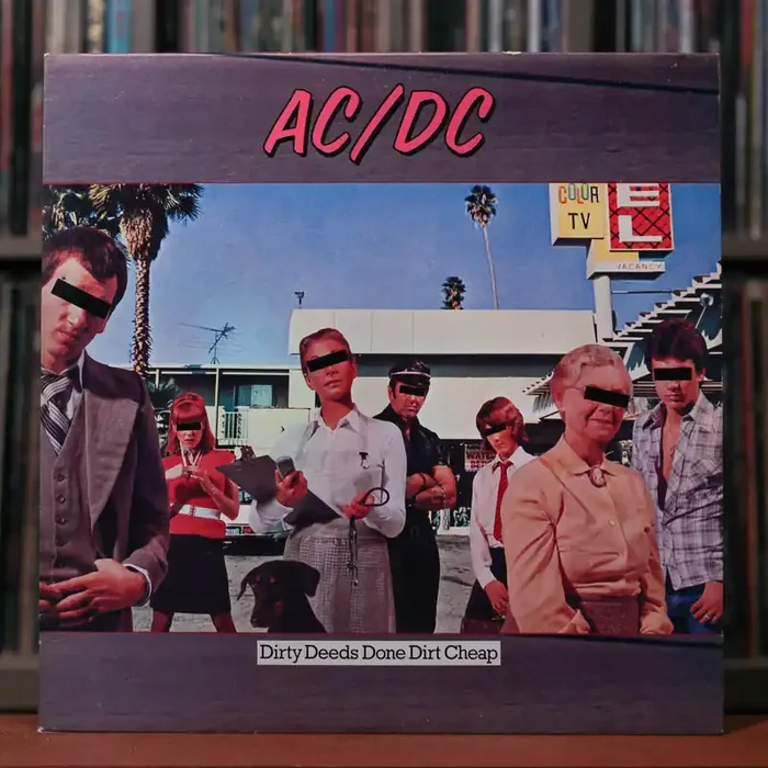 AC/DC – Dirty Deeds Done Dirt Cheap – 1981 Atlantic, VG+/EX