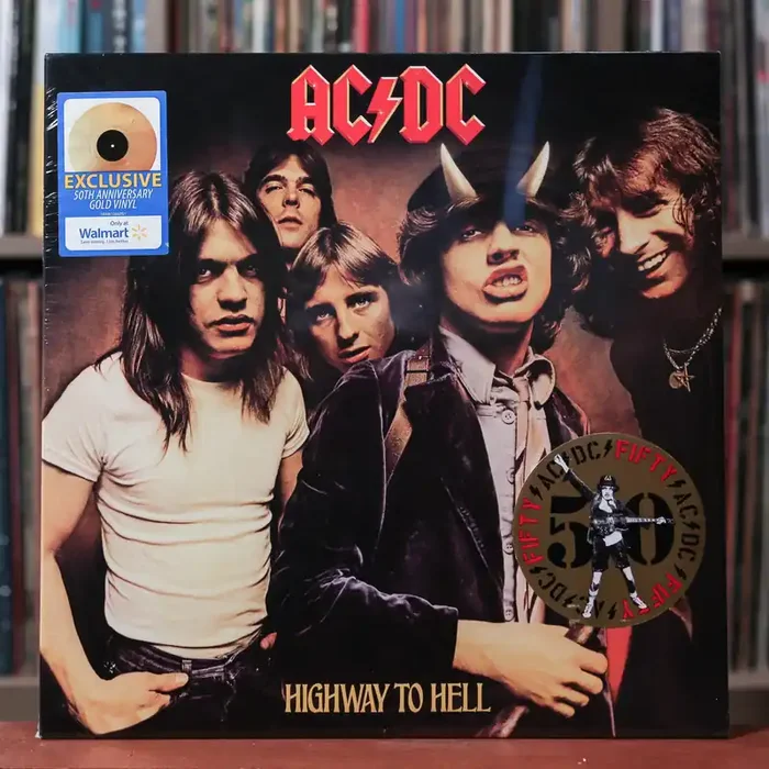 AC/DC – Highway To Hell – 50th ANNIVERSARY GOLD vinyl 2024 Columbia, SEALED