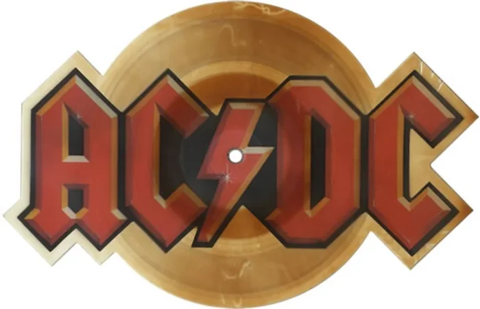 AC/DC Guns For Hire – ‘Tea-Stained’ UK Shaped picture disc