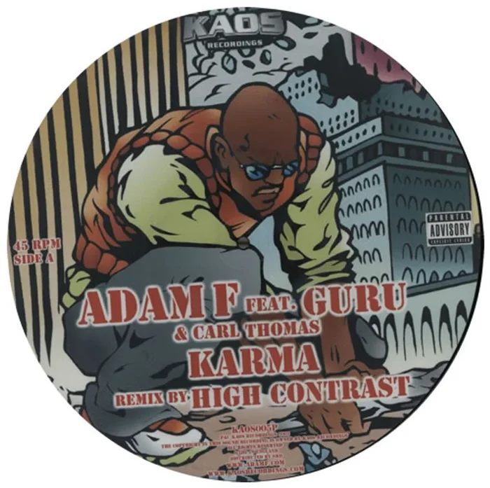 Adam F Karma UK Picture disc LP