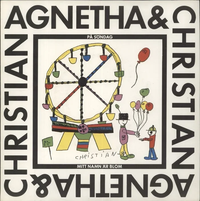 Agnetha Fältskog Pa Sondag German 7 ” vinyl