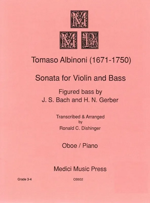 Albinoni, Tomaso % Sonata in c minor – OB/PN