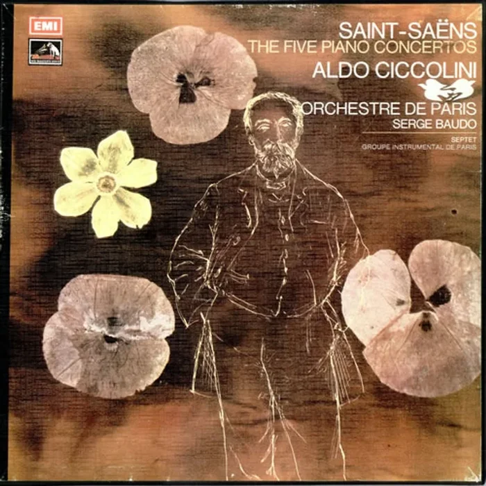 Aldo Ciccolini Saint-Saëns: The Five Piano Concertos UK Vinyl box set