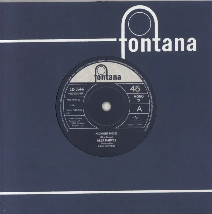 Alex Harvey (UK) Midnight Moses – RSD15 UK 7 ” vinyl
