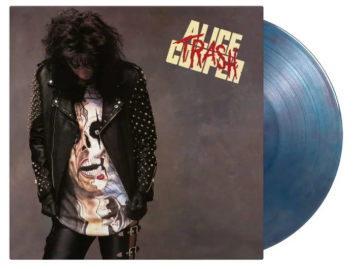 Alice Cooper Trash – Blue & Red Marbled Vinyl 180 Gram UK Vinyl LP