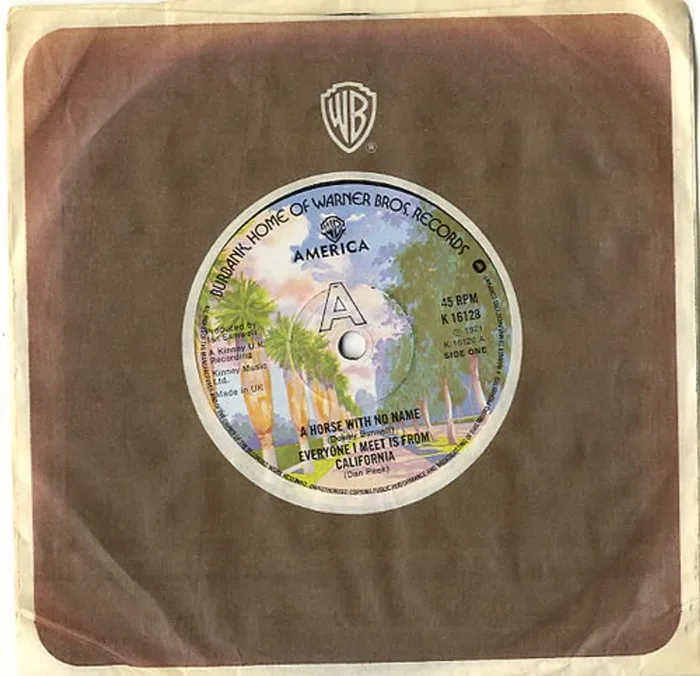 America A Horse With No Name – 2nd UK 7 ” vinyl