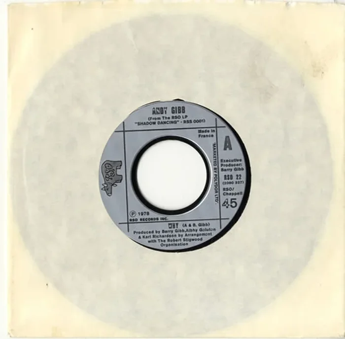 Andy Gibb Why French 7 ” vinyl
