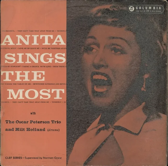 Anita O’Day Anita Sings The Most UK Vinyl LP