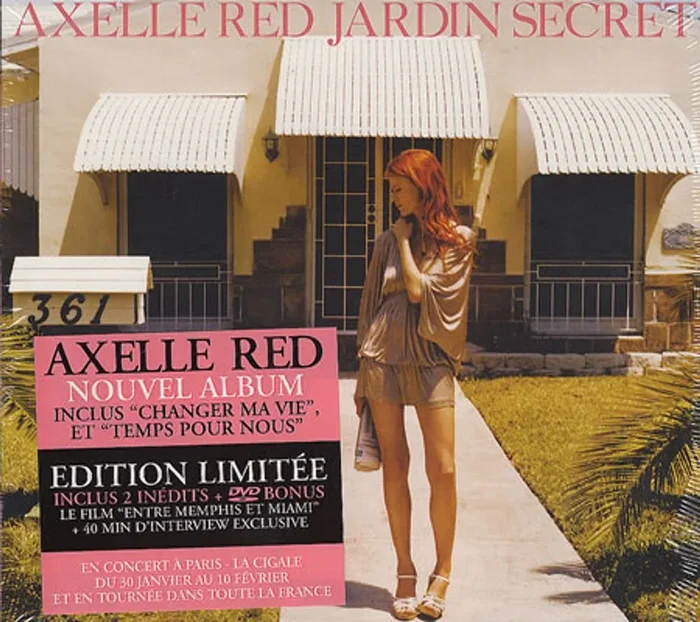 Axelle Red Jardin Secret French 2-disc CD/DVD set