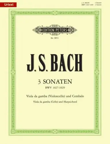 Bach, J.S. % Three Gamba Sonatas BWV 1027-1029 – CEL(BSN)/HARPSICHORD