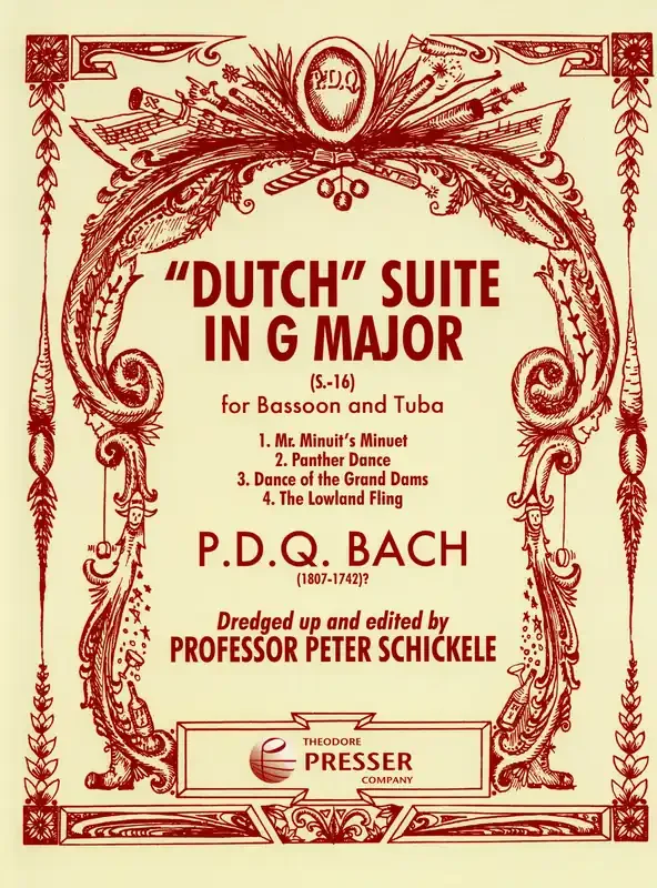 Bach, P.D.Q. % “Dutch” Suite in G Major (performance score) – BSN/TUBA