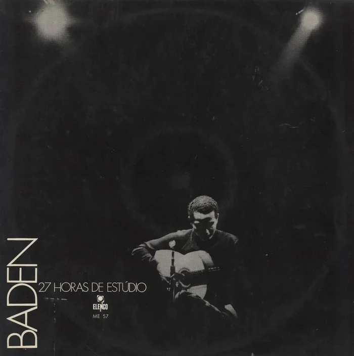 Baden Powell 27 Horas De Estúdio Brazilian Vinyl LP