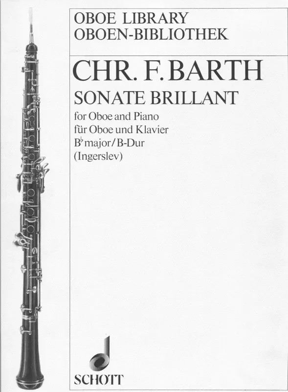 Barth, Christian Frederick % Sonate Brillant in Bb Major – OB/PN
