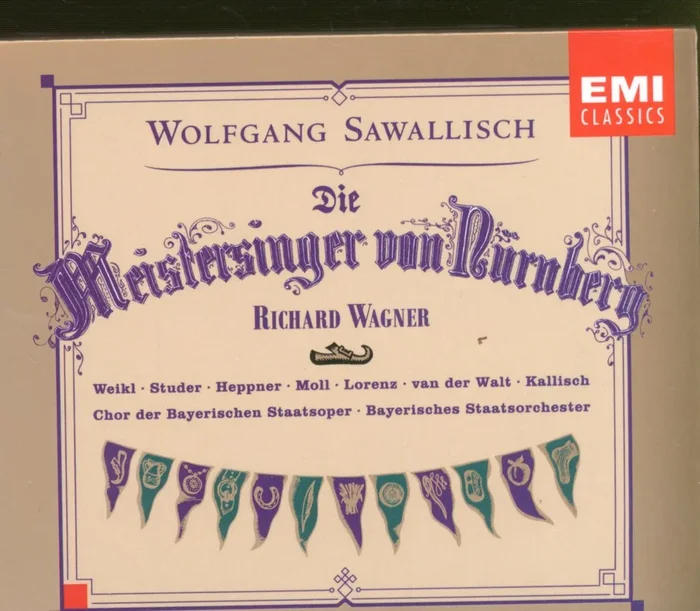 Bayerisches Staatsorchester · Wolfgang Sawallisch – Wagner – Die Meistersinger Von Nürnberg – Cd Set