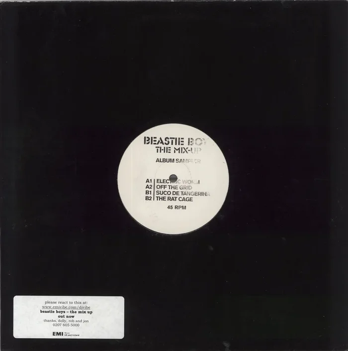 Beastie Boys The Mix-Up Album Sampler UK Promo 12 ” vinyl
