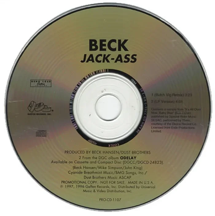 Beck Jack-ass US Promo CD single