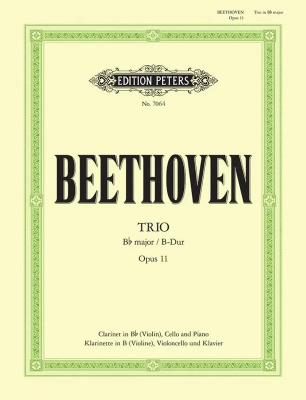 Beethoven, Ludwig van % Trio, op. 11 – CL/BSN/PN