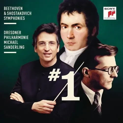 Beethoven / Shostakovich / Sanderling, Michael Beethoven & Shostakovich Symphonies No 1 – COMPACT DISCS