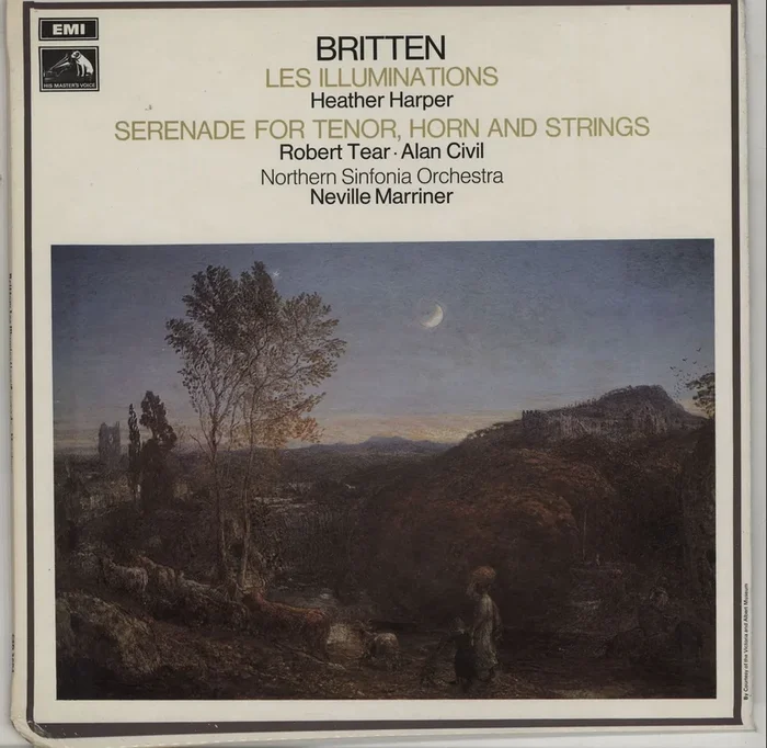 Benjamin Britten Les Illuminations UK Vinyl LP