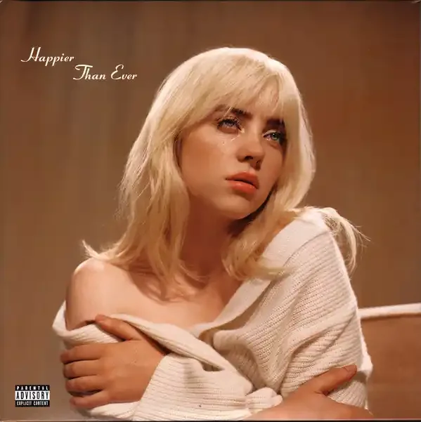 Billie Eilish – Happier Than Ever (2xLP, Album, Ltd, Blu) (Mint (M))