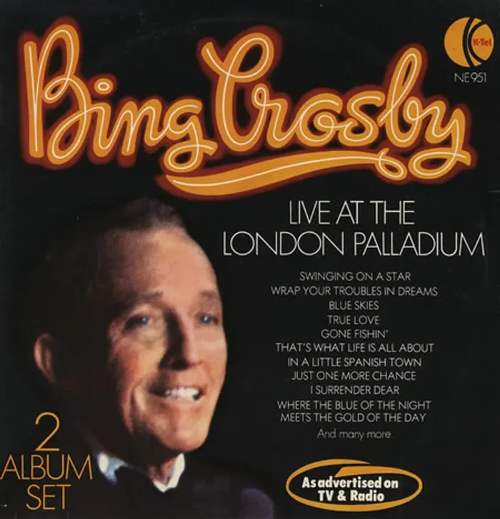 Bing Crosby Live At The London Palladium UK 2-LP vinyl set