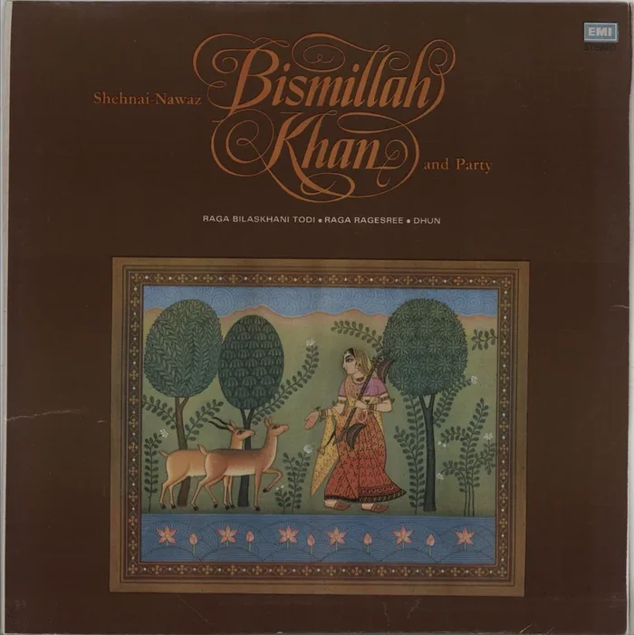 Bismillah Khan Bilaskhani Todi / Rageshree / Dhun Indian Vinyl LP