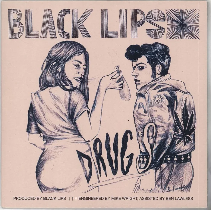 Black Lips Drugs / I’ll Be With You UK 7 ” vinyl