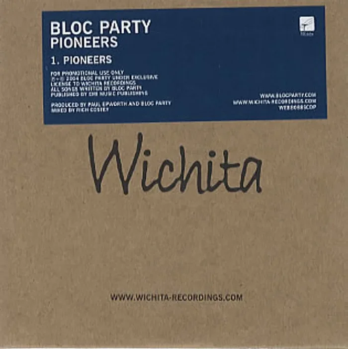 Bloc Party Pioneers UK Promo CD single