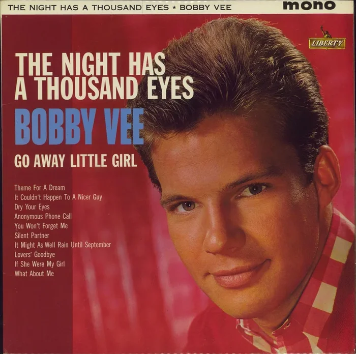 Bobby Vee The Night Has A Thousand Eyes – Archive UK Vinyl LP