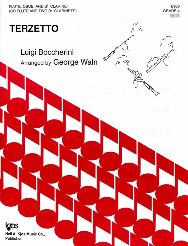 Boccherini, Luigi % Terzetto (score & parts) – FL/OB/CL