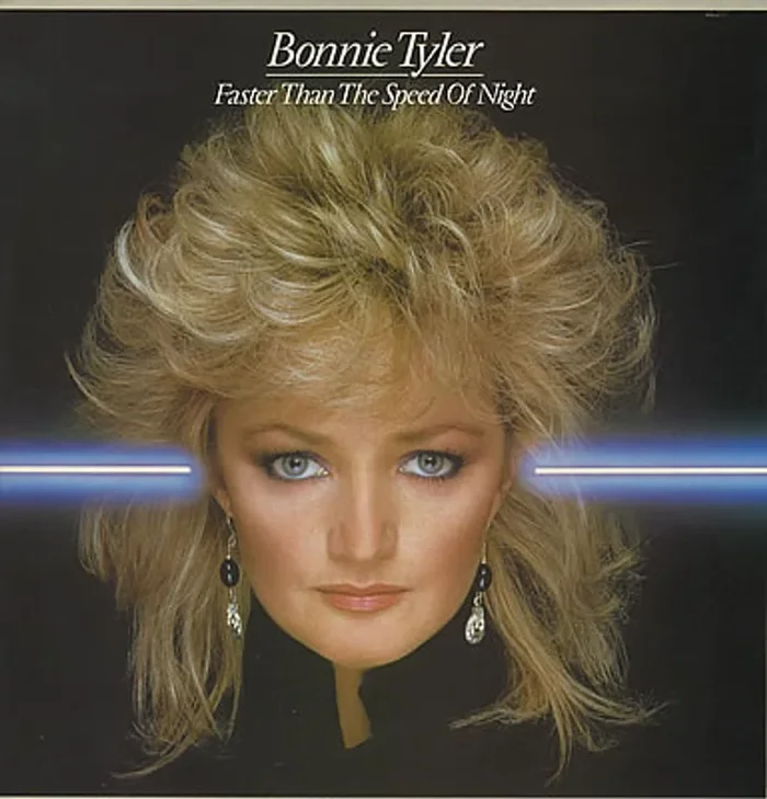 Bonnie Tyler Faster Than The Speed Of Night + lyric inner UK Vinyl LP