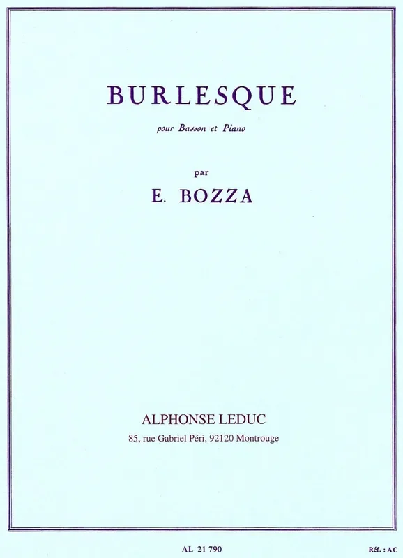 Bozza, Eugene % Burlesque – BSN/PN
