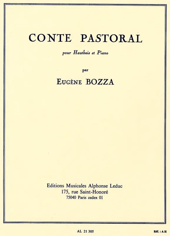 Bozza, Eugene % Conte Pastoral – OB/PN