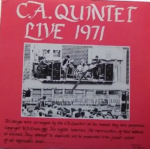 C. A. Quintet – Live 1971 (LP) (Very Good Plus (VG+))