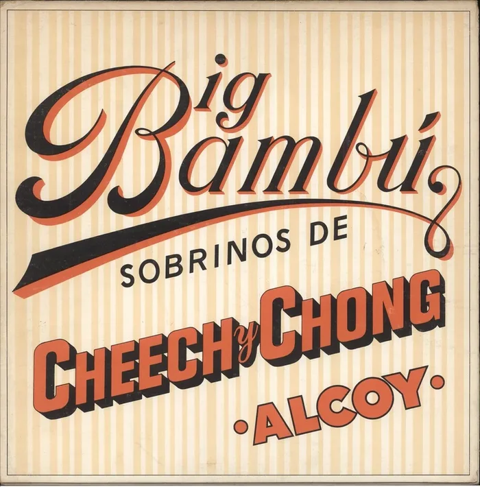 Cheech & Chong Big Bambu UK Vinyl LP