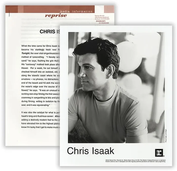 Chris Isaak Always Got Tonight US Promo Press pack