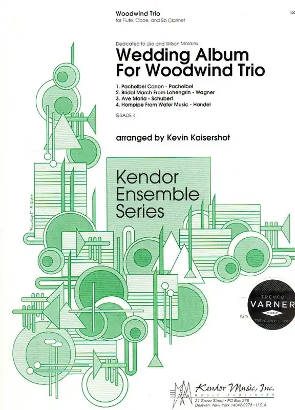 Collection % Wedding Album For Woodwind Trio (score & parts)(Kaisershot) – FL/OB/CL