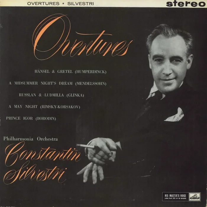 Constantin Silvestri Overtures – Autographed US Vinyl LP