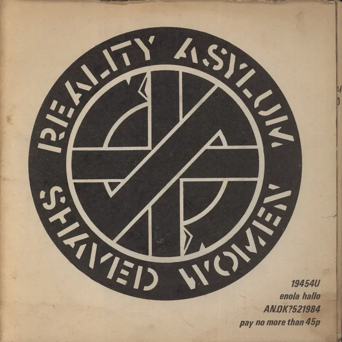 Crass Reality Asylum – 2nd – VG UK 7 ” vinyl