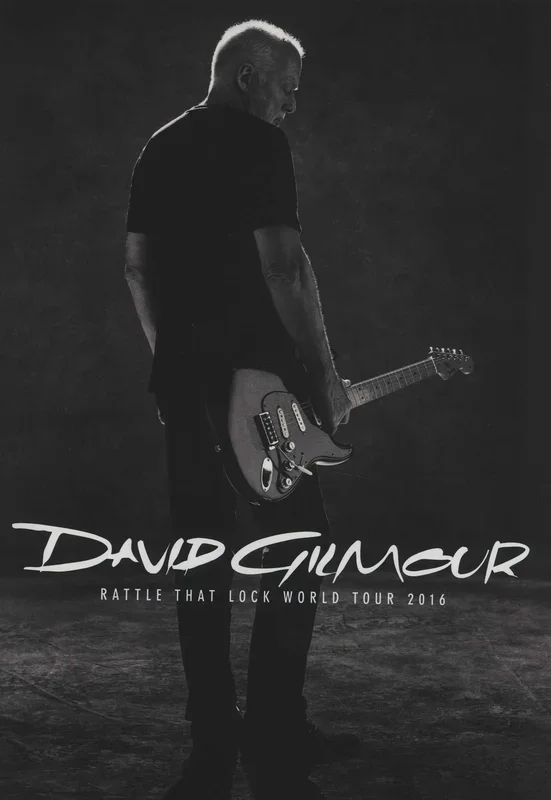David Gilmour Rattle That Lock World Tour 2016 UK Tour programme