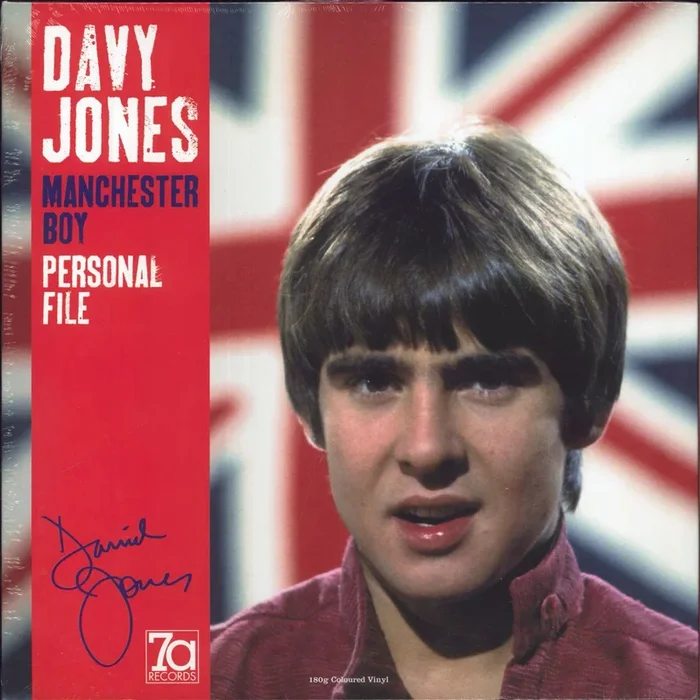 Davy Jones Manchester Boy – Personal File – 180gm White/Black spatter vinyl UK Vinyl LP